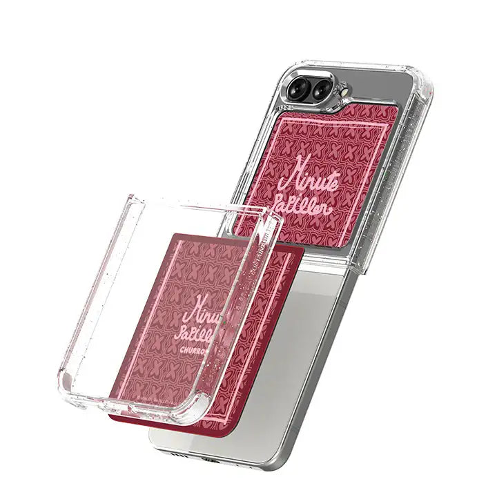 SLBS - Minute Papillon Frame Flip Suit Card (Galaxy Z Flip5) - SLBS - Home & Living, Accessories - Harumio