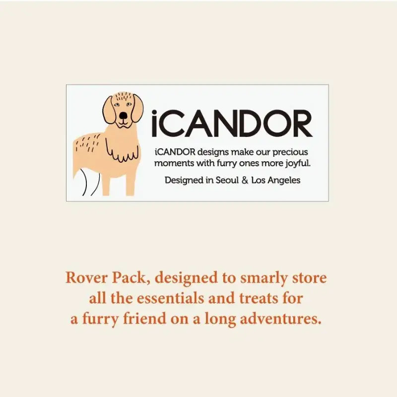 DOD X iCANDOR - Rover Pack - iCANDOR - Pet Carriers - Harumio