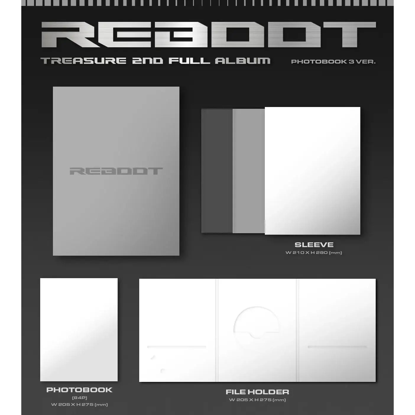TREASURE - Reboot : 2nd Full Album (Photobook Version) - TREASURE - Album - Harumio
