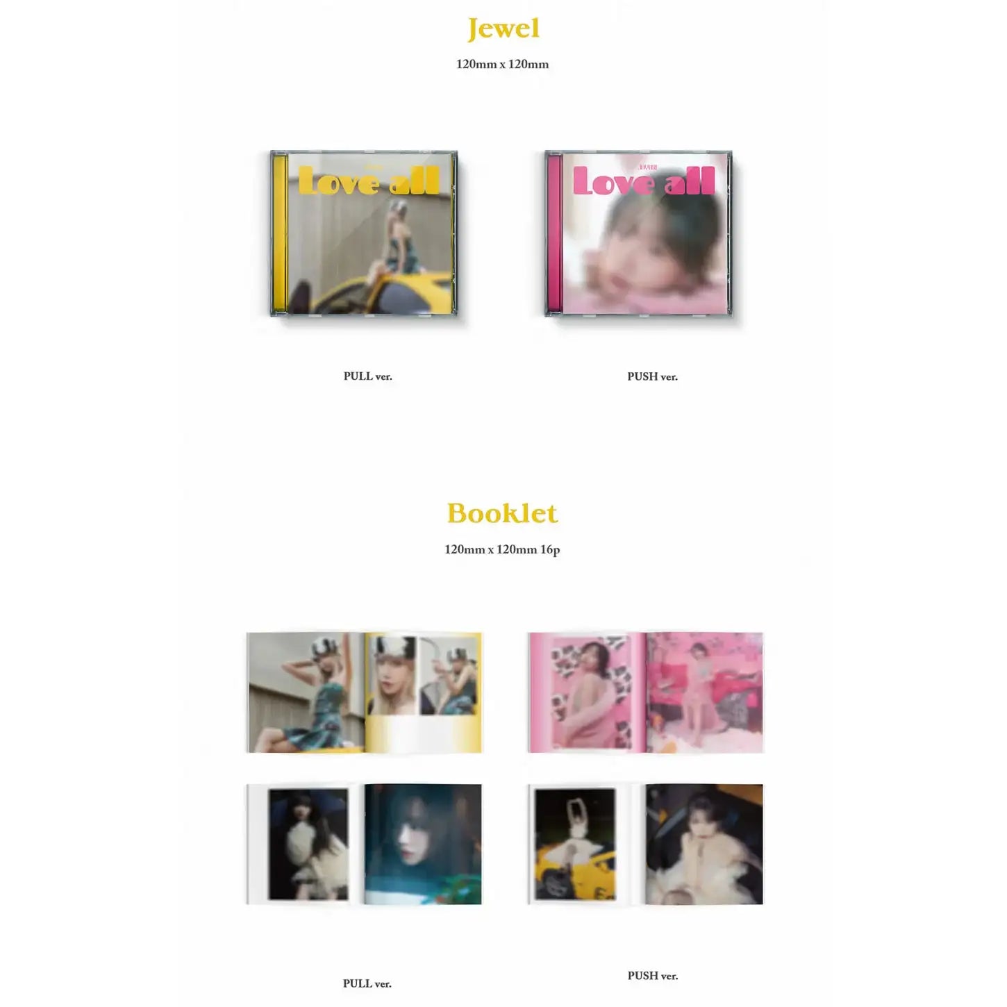 Jo Yu-ri - Love All : 2nd Mini Album (Jewel Version) - Jo Yu-ri - Album - Harumio