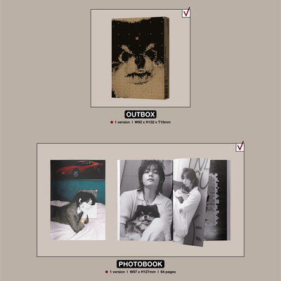 BTS V - Layover : 1st Solo Album (Weverse Album)