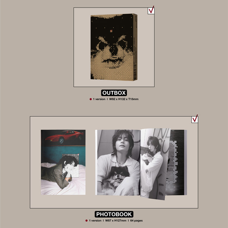 BTS V - Layover : 1st Solo Album (Weverse Album)