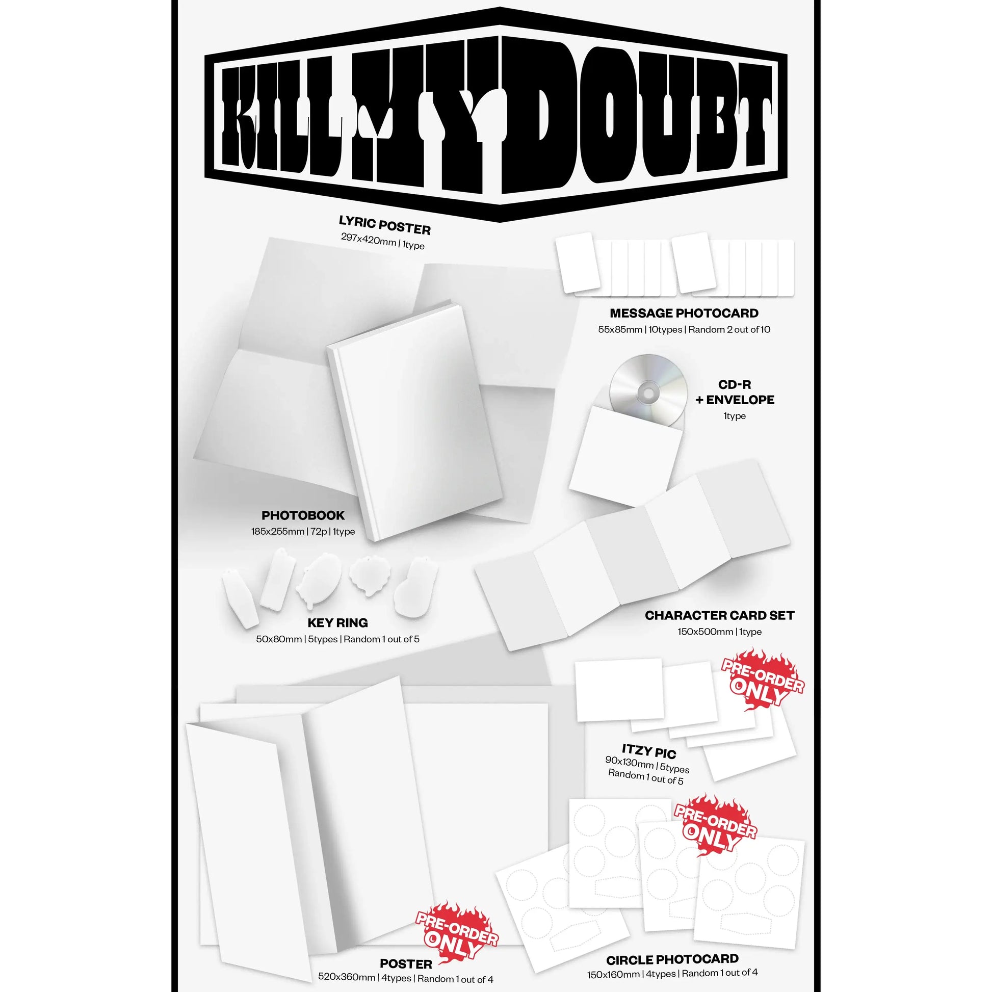 ITZY - Kill My Doubt (Limited Edition) - ITZY - Album - Harumio