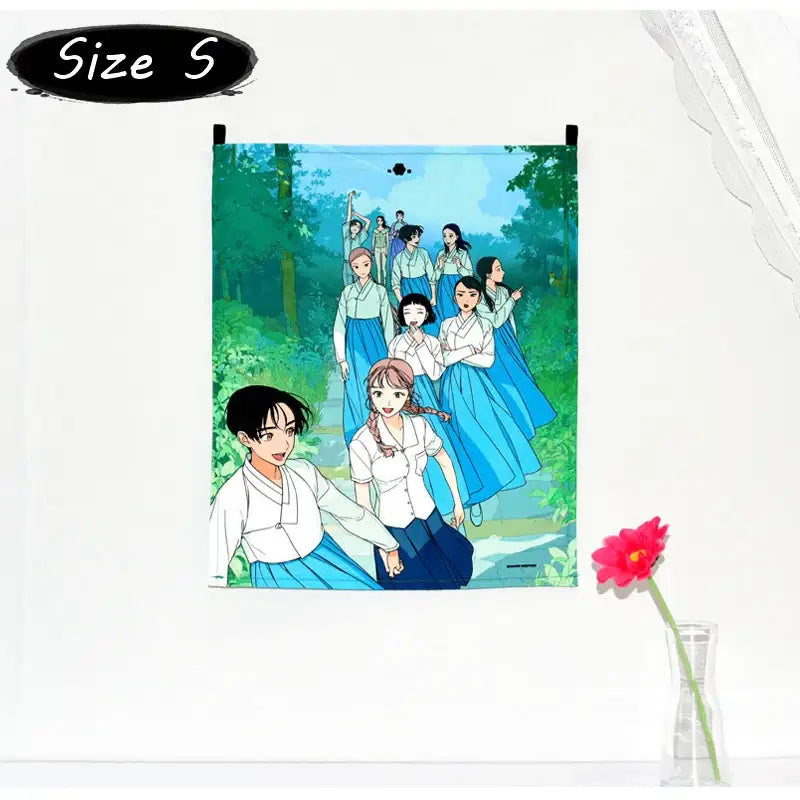 Jeong-Nyeon - Fabric Poster - Soone Content - Fabric Posters - Harumio