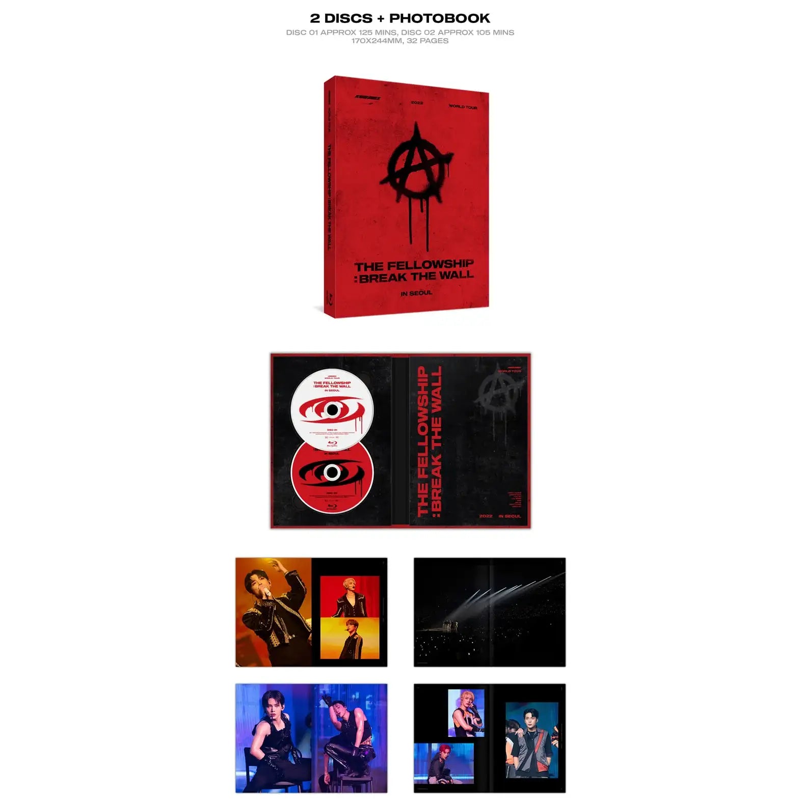 ATEEZ - The Fellowship : Break The Wall In Seoul (Blu-Ray) - ATEEZ - Blu Ray - Harumio