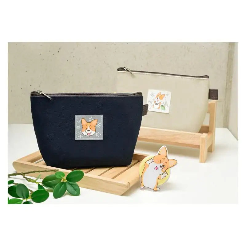 Welshcorgi Mr.Lee - Label Pouch - Soone Content - Pouch - Harumio