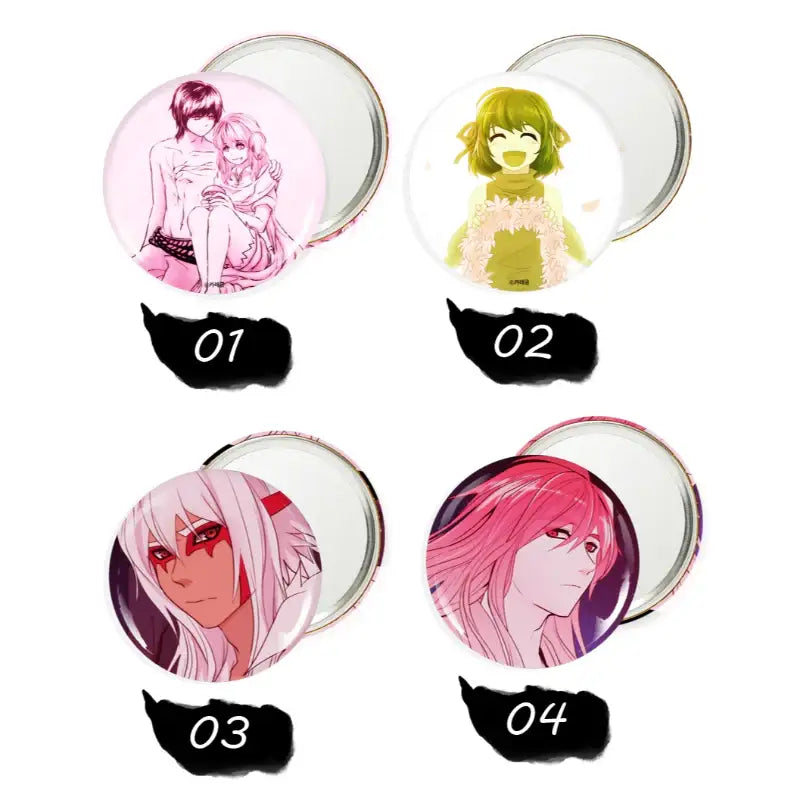 Kubera - Round Pin Mirror - Webtoon Shop - Mirrors - Harumio