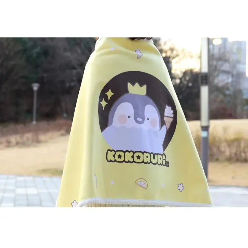 Kokoruri - Fleece Lap Blanket (Yellow) - Soone Content - Fleece Blanket - Harumio