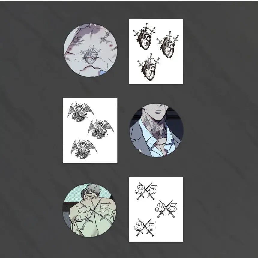 Wet Sand - Tattoo Sticker Set Ver. 3 - Do7 Entertainment - Sticker - Harumio