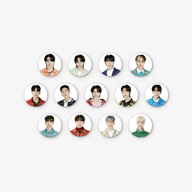 SEVENTEEN - Follow - Lucky Draw - SEVENTEEN - Can Badge - Harumio