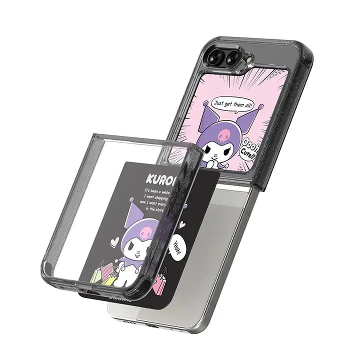 SLBS - Kuromi Suit Phone Case (Galaxy Z Flip5) - SLBS - Home & Living, Accessories - Harumio