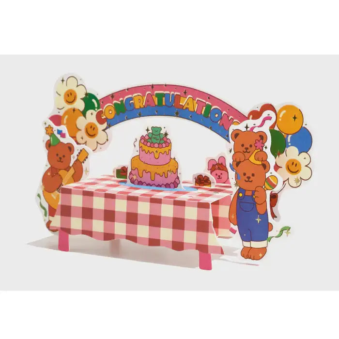 Wiggle Wiggle - Party Time Pop-up Card - Wiggle Wiggle - Clothing - Harumio