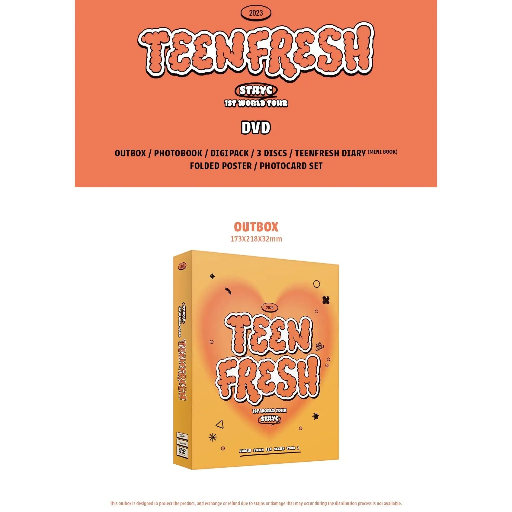 STAYC - TEENFRESH : 1st World Tour (DVD) - STAYC - Album - Harumio
