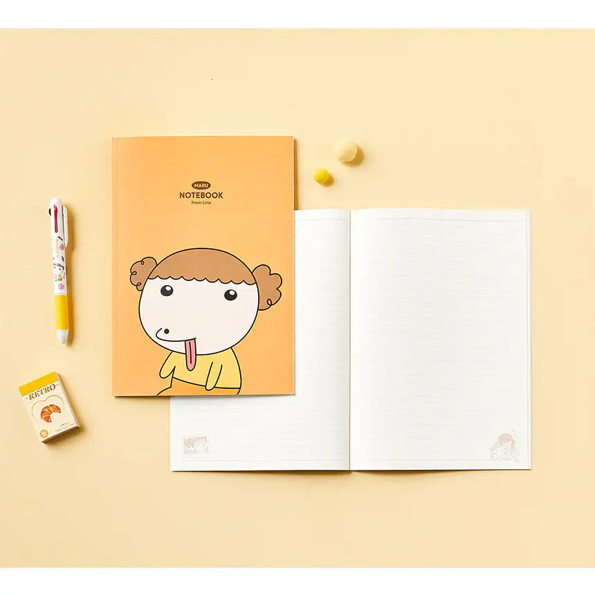 Maru Is a Puppy - B5 Bound Notebook - Webtoon Friends - Home & Living, Accessories - Harumio