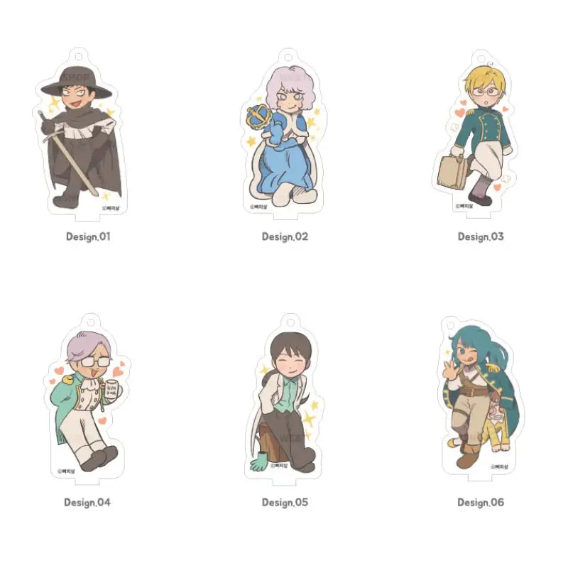 Legal Pirate Parfait - Acrylic Stand Charm Set - Webtoon Shop - Acrylic Stand - Harumio