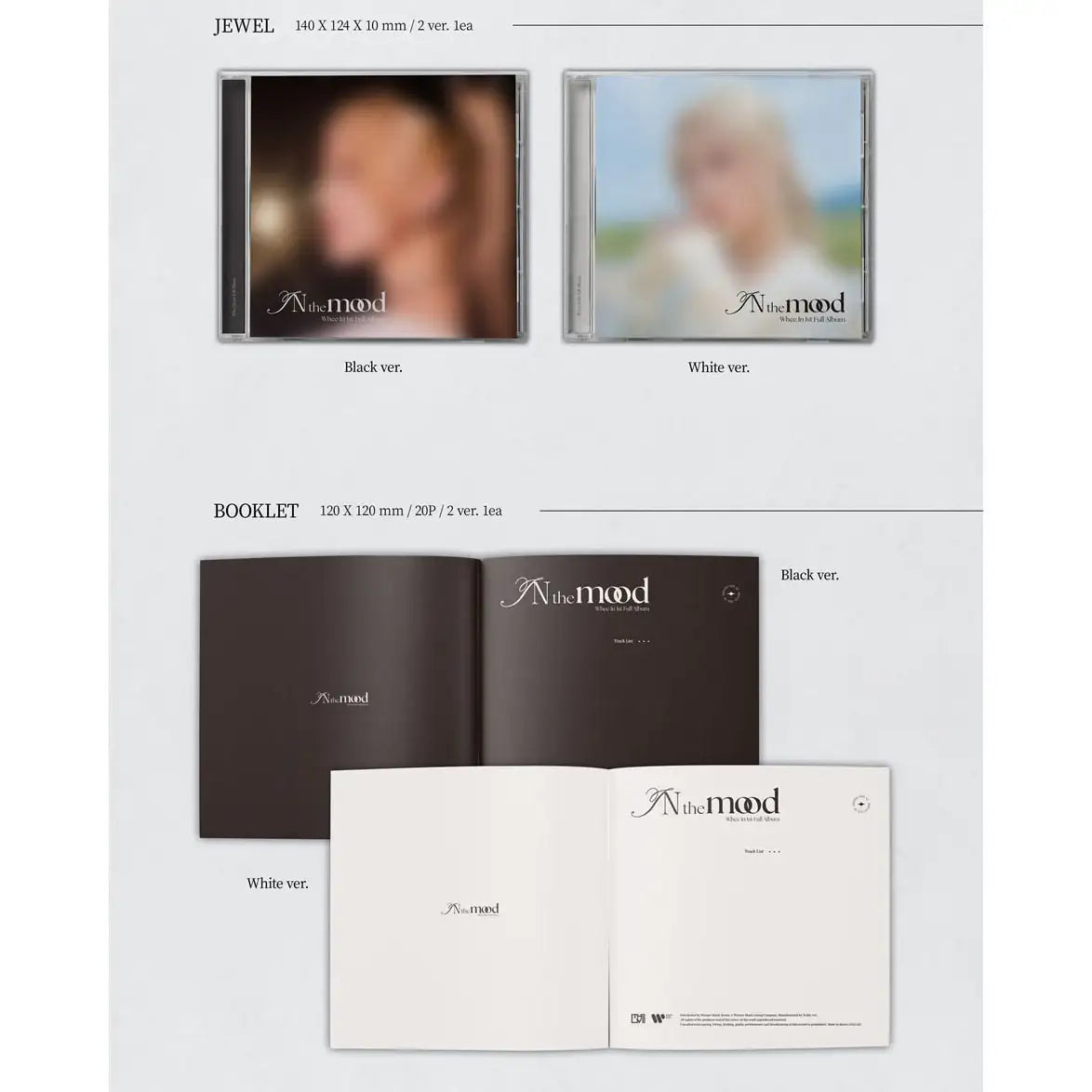 WHEE IN - In The Mood : 1st Full Album (Jewel Version) - WHEE IN - Album - Harumio