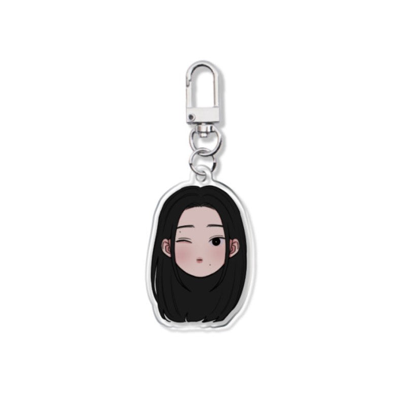 Muse on Fame - Acrylic Keyring - ARTRANK - Acrylic Keyring - Harumio