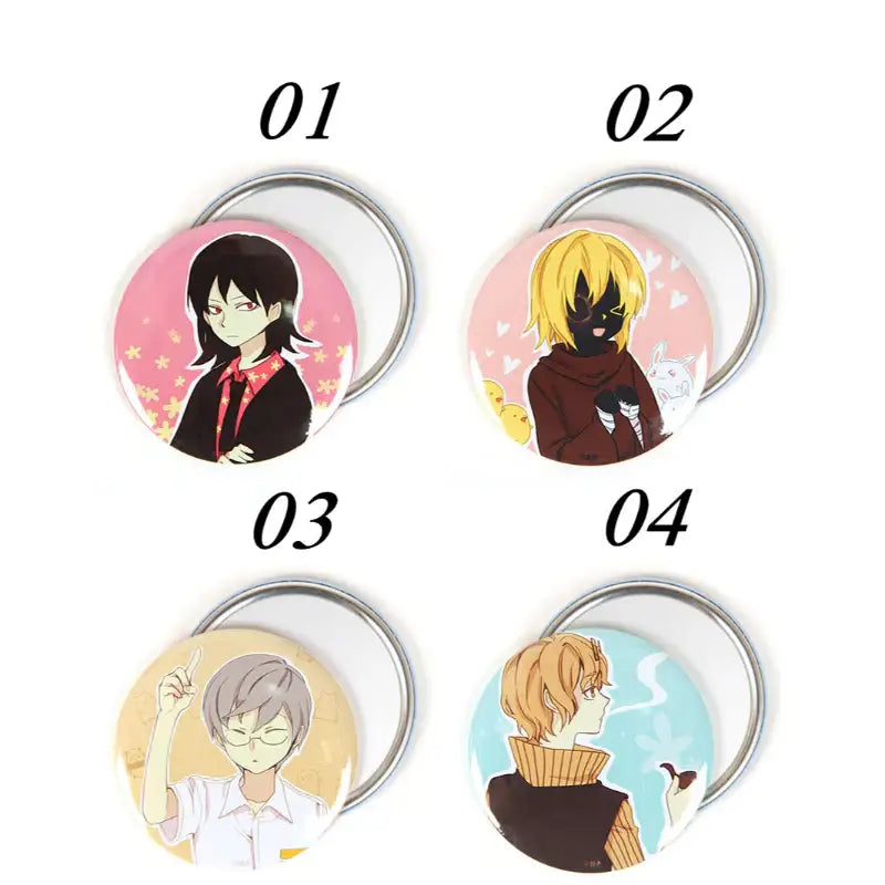 I Don't Want This Kind Of Hero - Round Pin Mirror - Webtoon Shop - Mirrors - Harumio