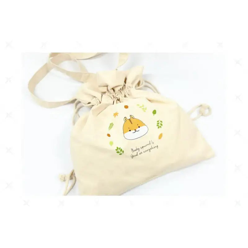Baby Squirrel is Good at Everything - Aperture Eco Bag - Daon Webtoon Store - Eco Bags - Harumio