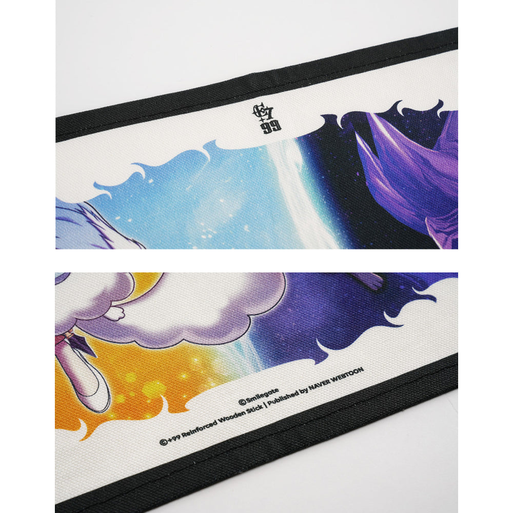 +99 Reinforced Wooden Stick - Fabric Poster - Webtoon Friends - Home & Living, Accessories - Harumio