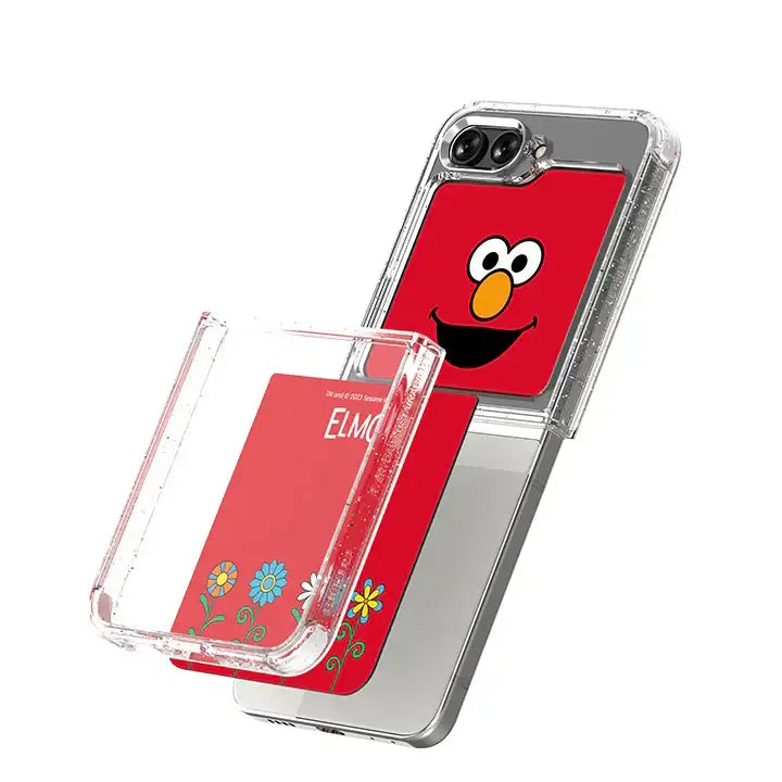 SLBS - Sesame Street Elmo Flip Suit Card (Galaxy Z Flip5) - SLBS x Netflix Squid Game - Home & Living, Accessories - Harumio