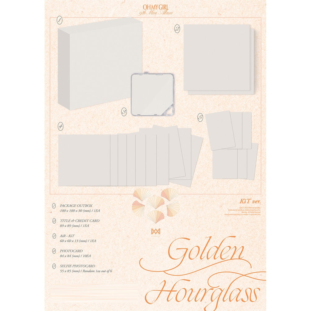 OH MY GIRL - Golden Hourglass : 9th Mini Album (KiT Version)