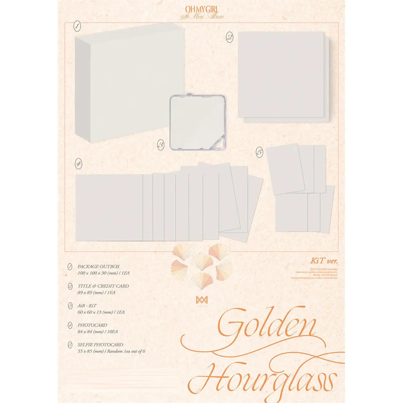 OH MY GIRL - Golden Hourglass : 9th Mini Album (KiT Version) - OH MY GIRL - Album - Harumio