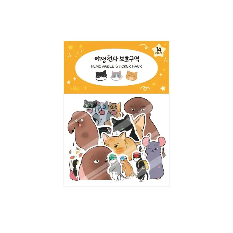 Wild Angel Sanctuary - Removable Sticker - Webtoon Friends - Stickers - Harumio