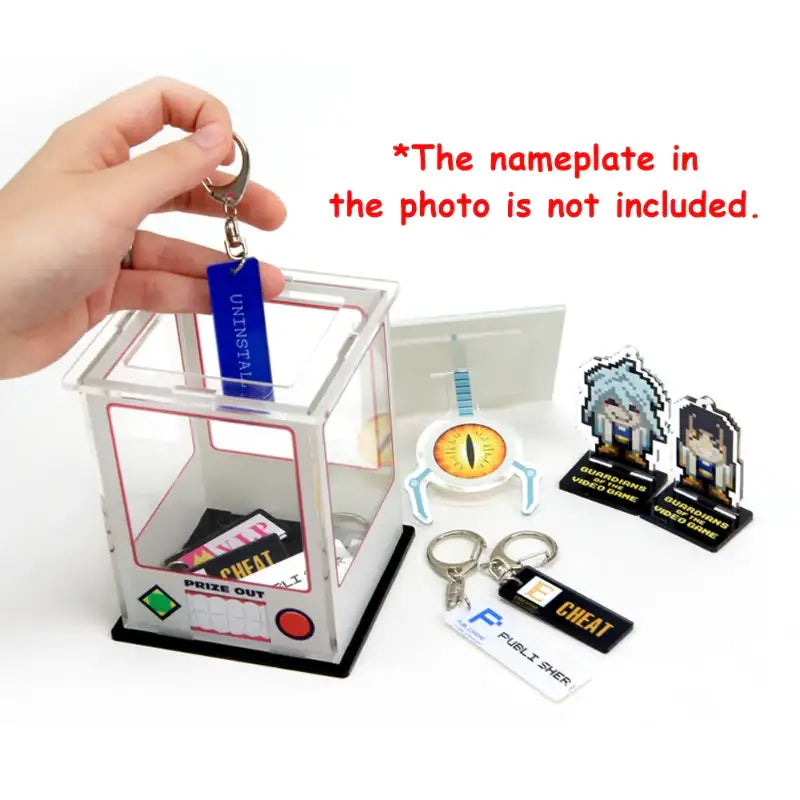 Guardians Of The Video Game - Catch Crane Acrylic Name Card Storage Box - Webtoon Shop - Accesories - Harumio
