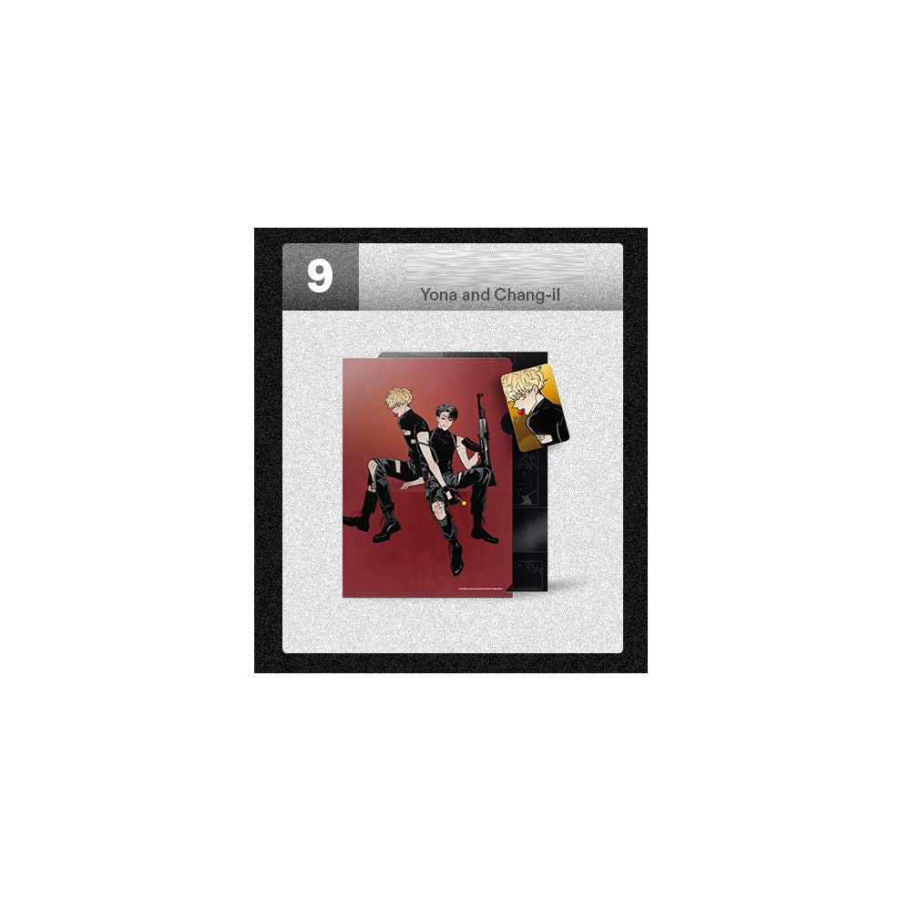 Yona and Chang-il - Clear file + Black Tiger Photocard