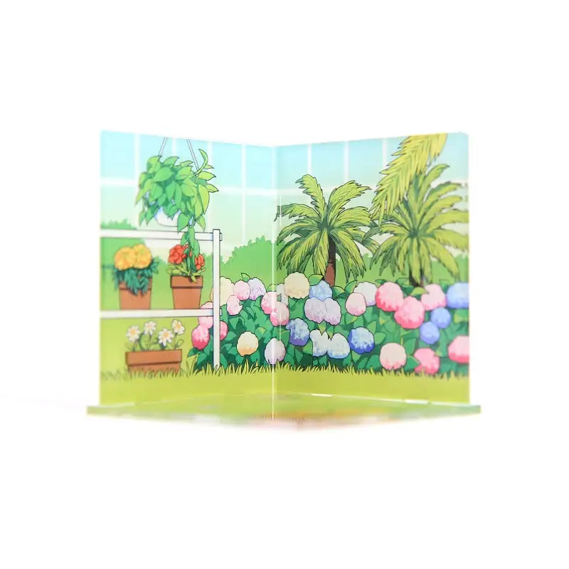 I Don't Want This Kind Of Hero - Flower Shop Background Stand - Webtoon Shop - Acrylic Stand - Harumio