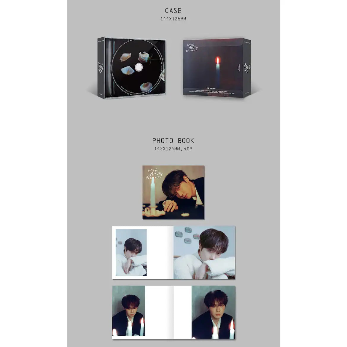 Ha Hyun-sang - With All My Heart : 4th EP Album - Ha Hyun-sang - Album - Harumio