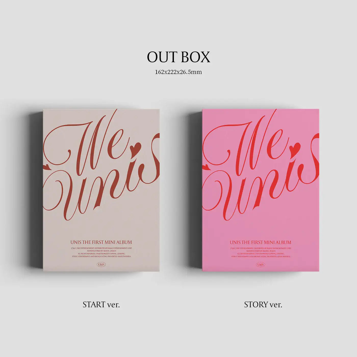 UNIS - WE UNIS : 1st Mini Album - UNIS - Album - Harumio