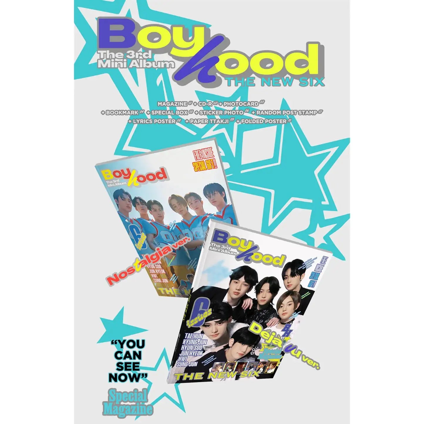 The New Six (TNX) - Boyhood : 3rd Mini Album - The New Six (TNX) - Album - Harumio