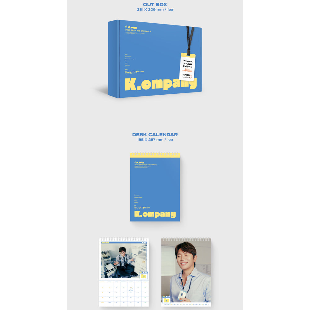 K.WILL - 2025 Season's Greetings (K.ompany) - Starship Entertainment - Merchandise - Harumio
