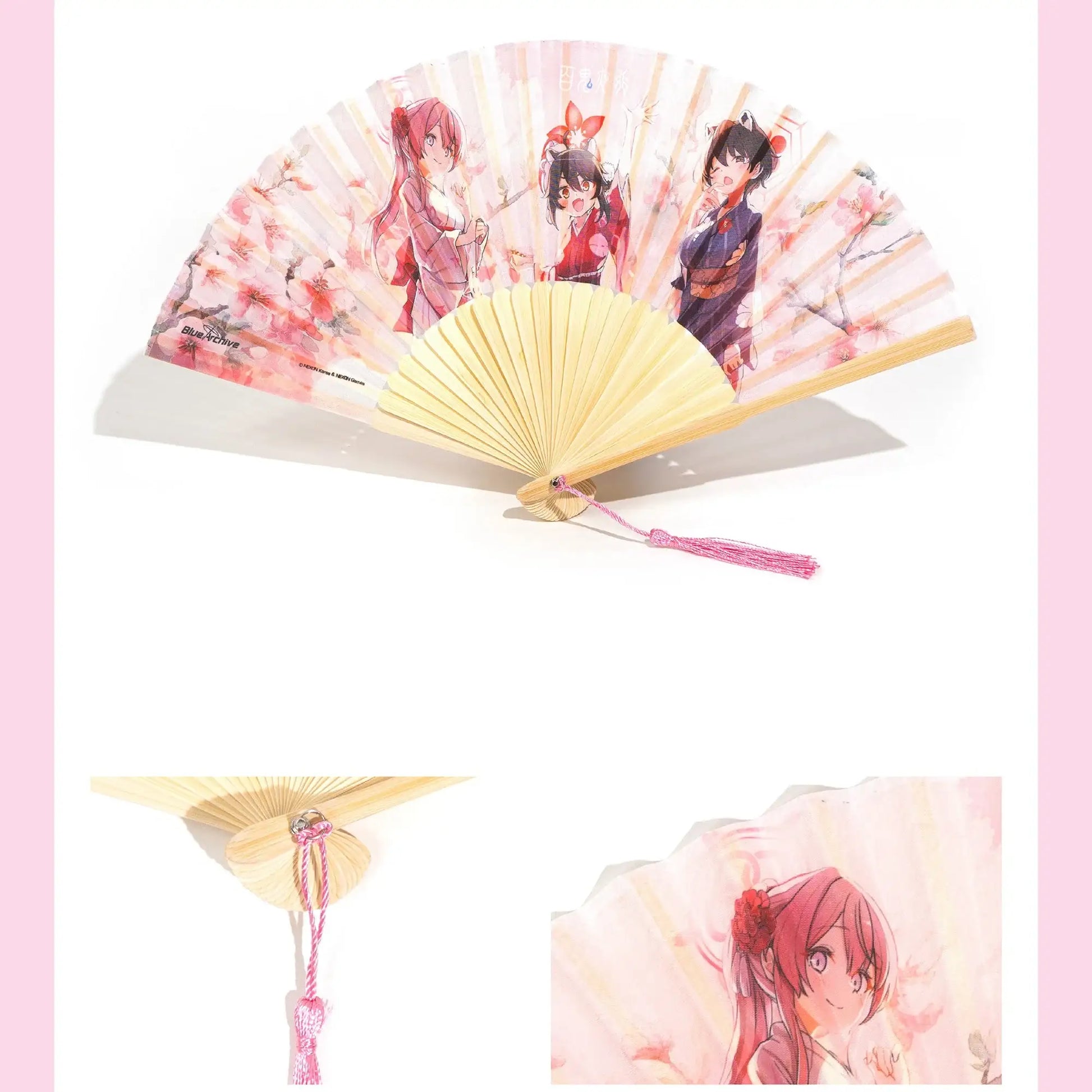 Blue Archive - Allied Hyakkiyako Academy Folding Fan - Blue Archive - Hand Fan - Harumio