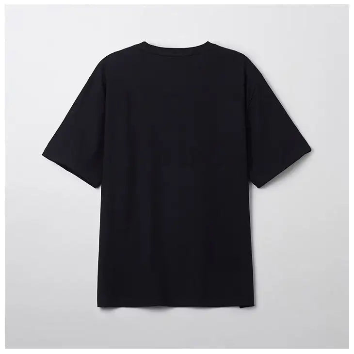 SPAO x Sanrio Characters - Short Sleeve T-Shirt (BLACK) - SPAO - T-Shirt - Harumio