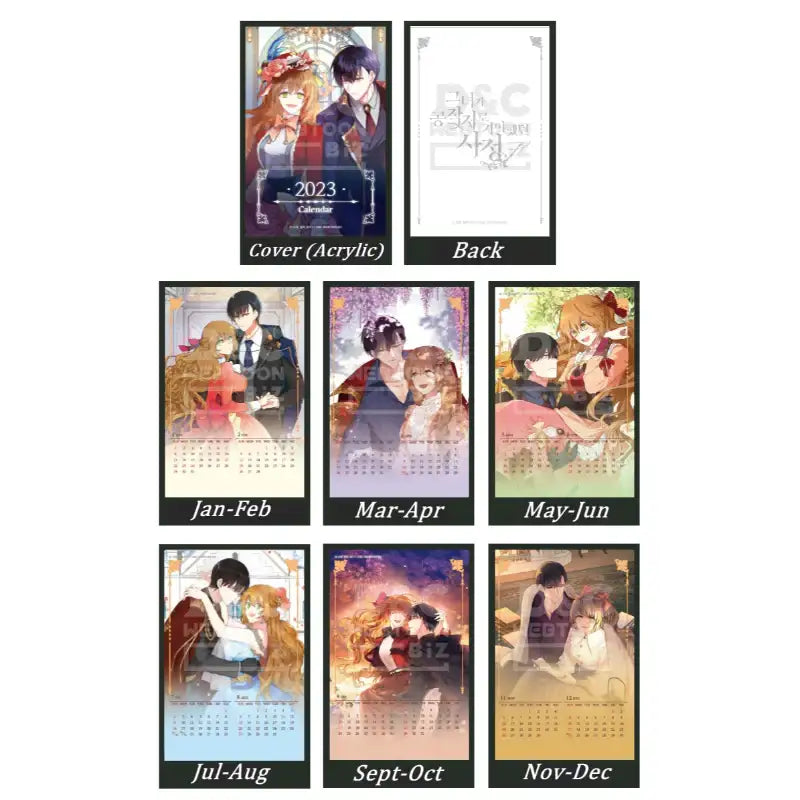 The Reason Why Raeliana Ended Up at the Duke's Mansion - Postcard 2023 Calendar Set - Soone Content - Calendar - Harumio