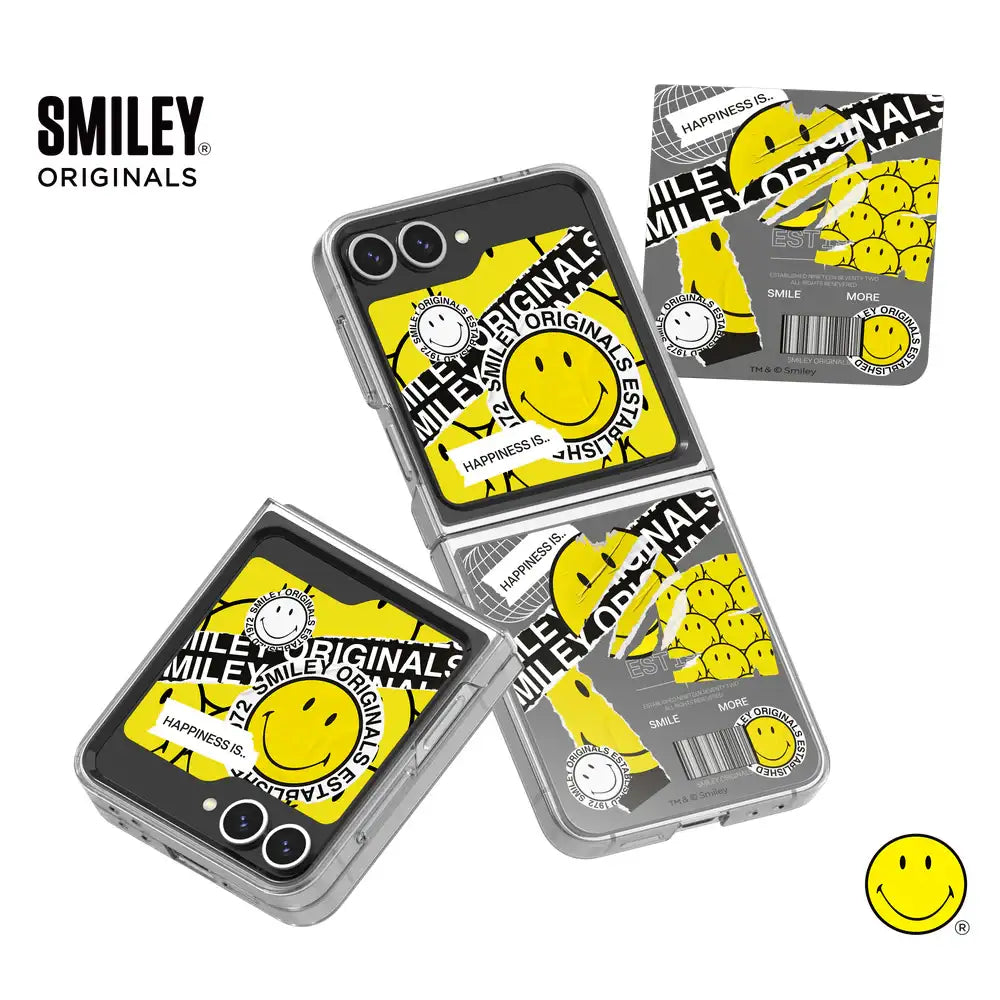 SLBS - Smiley Flip Suit Card (Galaxy Z Flip6) - SLBS - flip suit card - Harumio