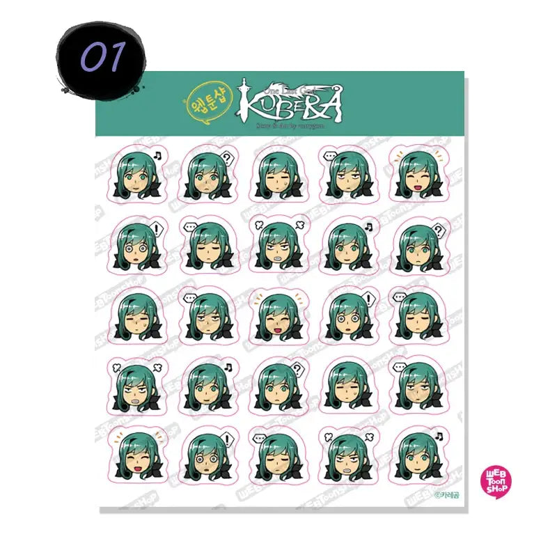 Kubera - Sticker Set - Webtoon Shop - Stickers - Harumio