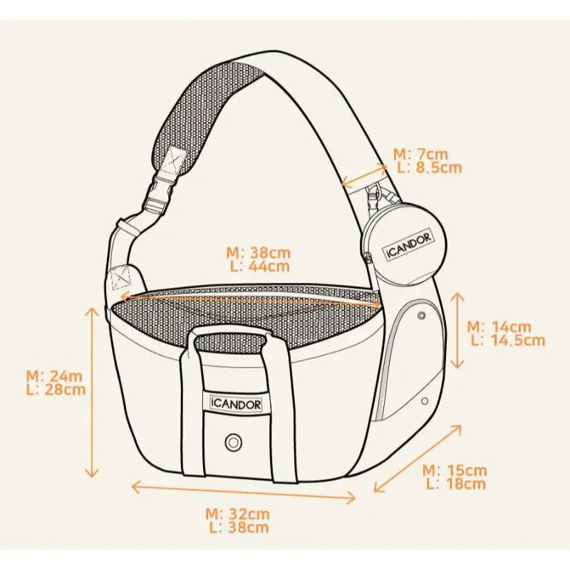 iCANDOR - Peek-a-boo Bag - iCANDOR - Pet Carriers - Harumio