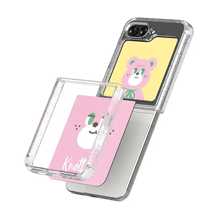 SLBS - Knotted Sugar Bear Flip Suit Card Set (Galaxy Z Flip5) - SLBS - Home & Living, Accessories - Harumio