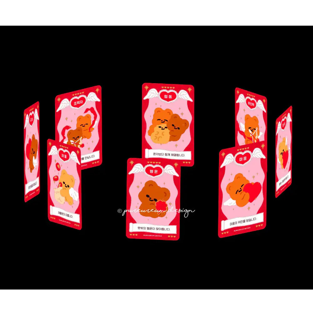 Pureureum Design - Cupid Bear Fortune Card - Pureureum Design - Home & Living, Accessories - Harumio