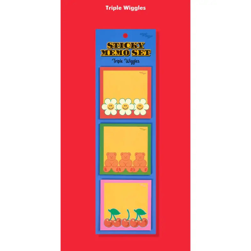 Wiggle Wiggle - Sticky Memo Set - Wiggle Wiggle - Stationary - Harumio