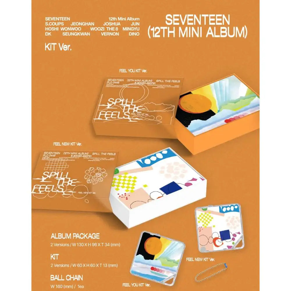 SEVENTEEN - SPILL THE FEELS : 12th Mini Album (KiT Version - Random) - SEVENTEEN - Album - Harumio
