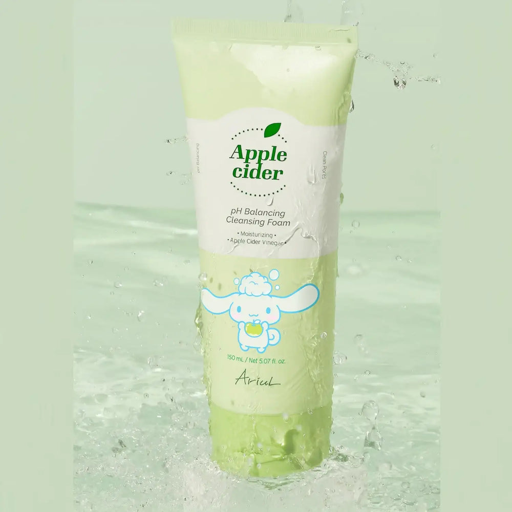 Ariul x Cinnamoroll - Apple Cider pH Balancing Cleansing Foam - Ariul x Cinnamoroll - Facial Cleansers - Harumio
