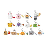 MINITEEN House Party - SEVENTEEN Official Character Pop-up - Face Plush Keyring - HYBE - Keyring - Harumio