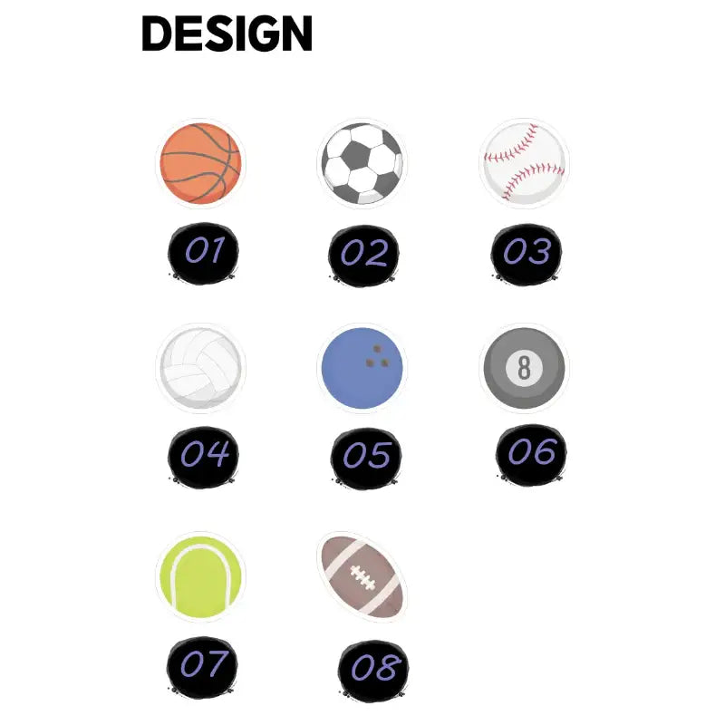 Webtoon Shop - Sport Ball Acrylic Shape Toon Socket - Webtoon Shop - Griptoks - Harumio