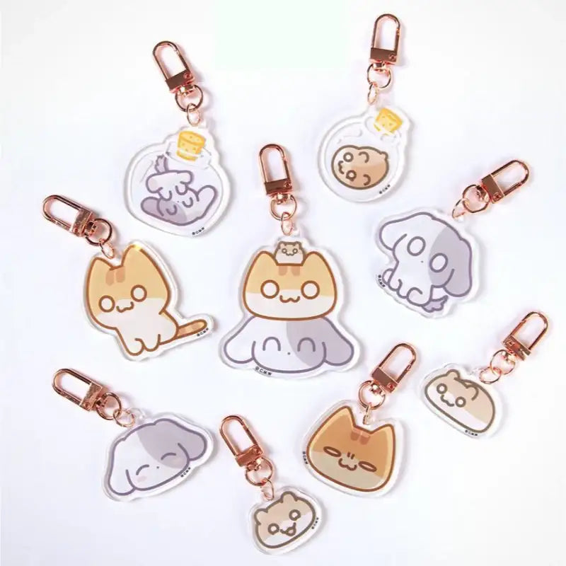 The Owner of the Earth is a Cat - Acrylic Keyring - D&C WEBTOON Biz - Keyring - Harumio