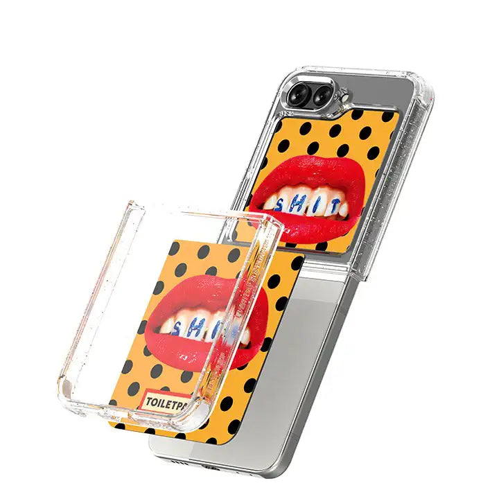 SLBS - Toilet Paper Yellow Flip Suit Card (Galaxy Z Flip5) - SLBS - Home & Living, Accessories - Harumio